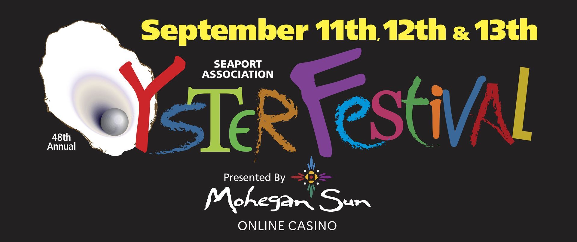 September 5th 6th and 7th is the date of the oyster festival