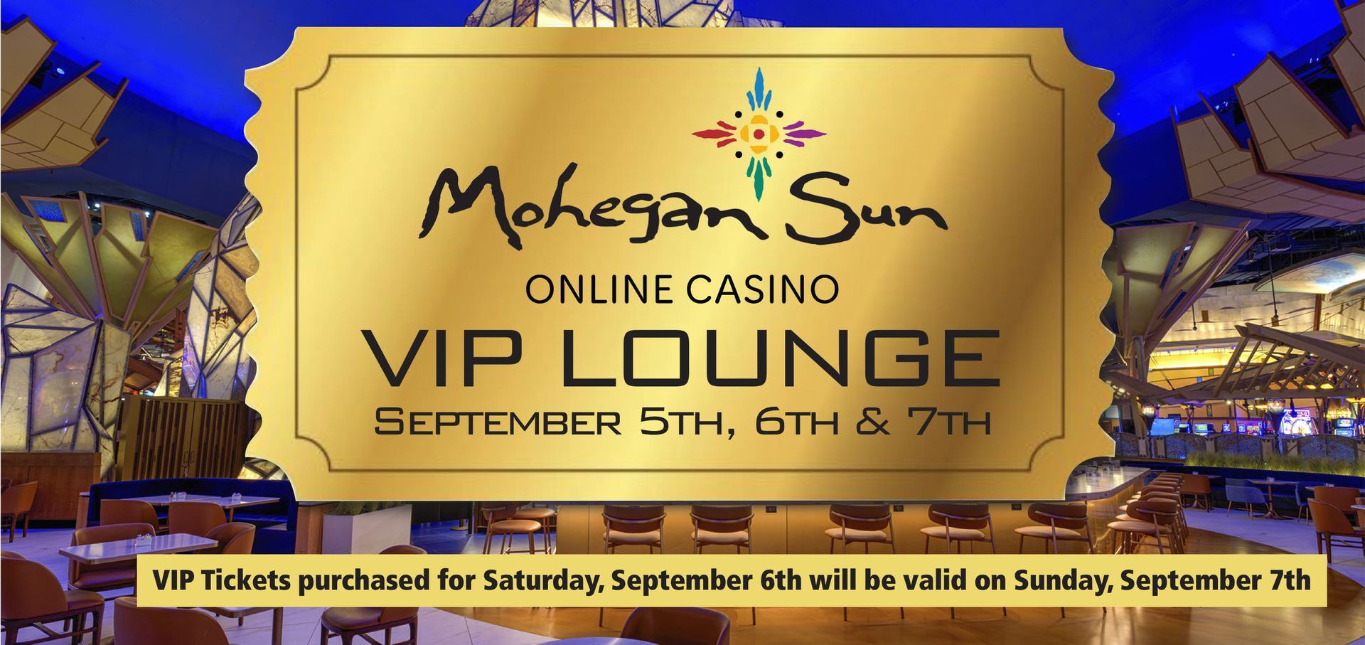 Presenting Sponsor: Mohegan Sun Online Casino