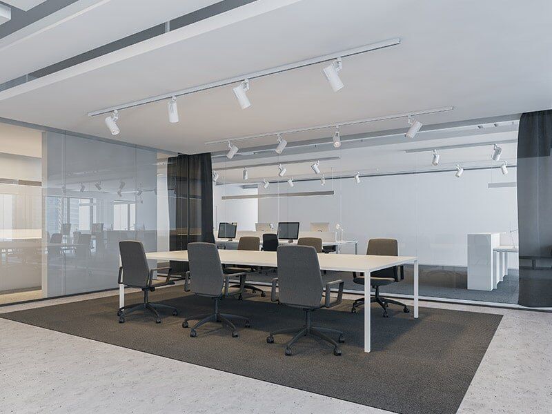 Office with carpet flooring — Flooring Direct Mid North Coast in South Kempsey, NSW