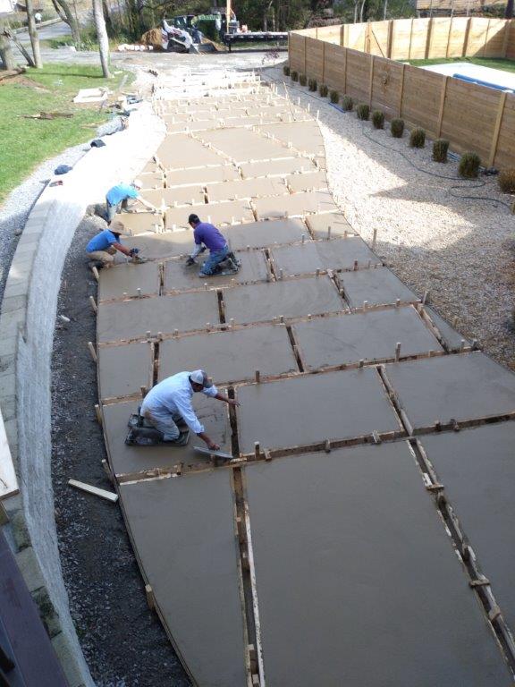 custom driveway in Nashville, TN
