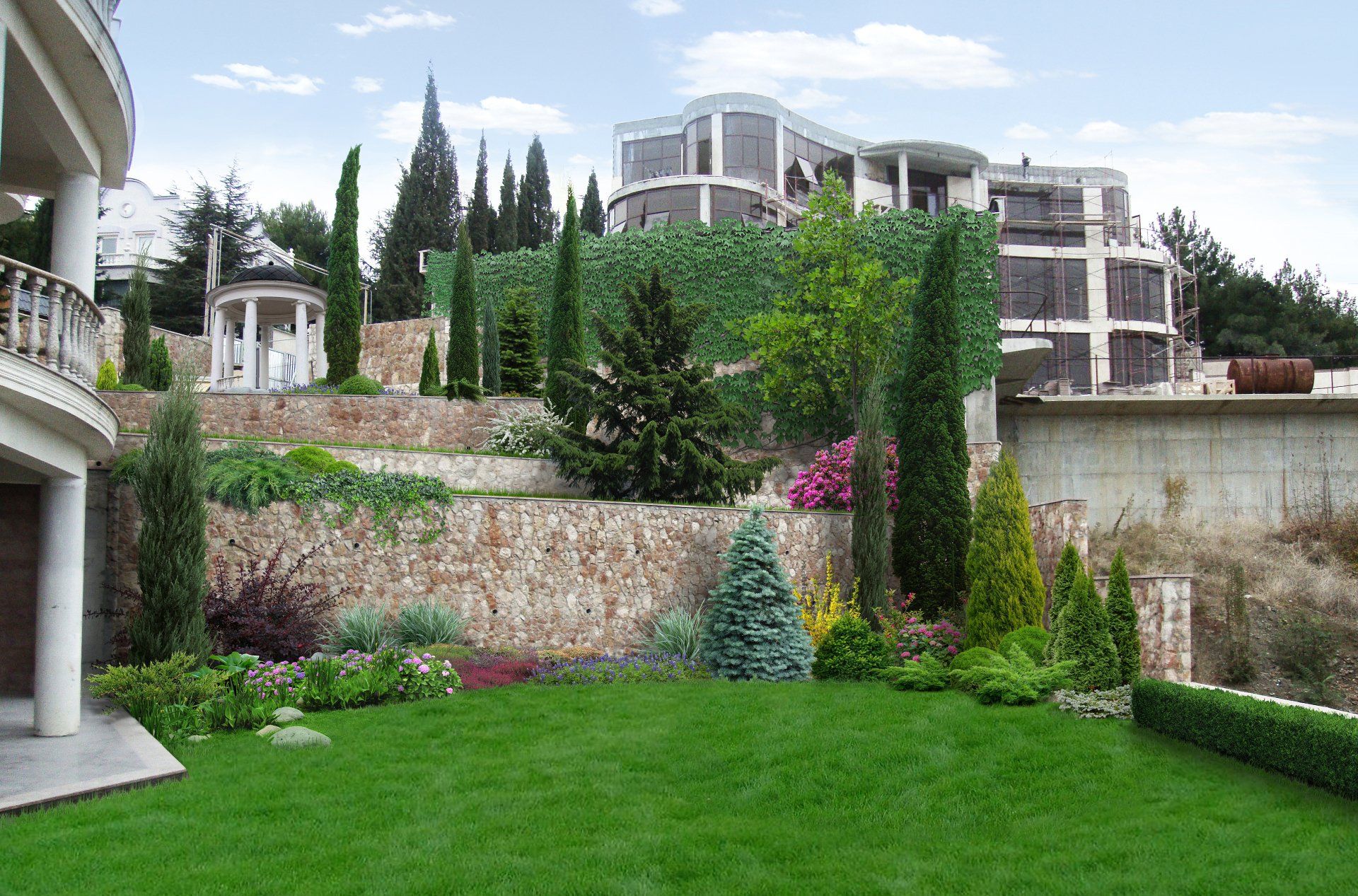 Concrete retaining wall contractor in middle Tennessee