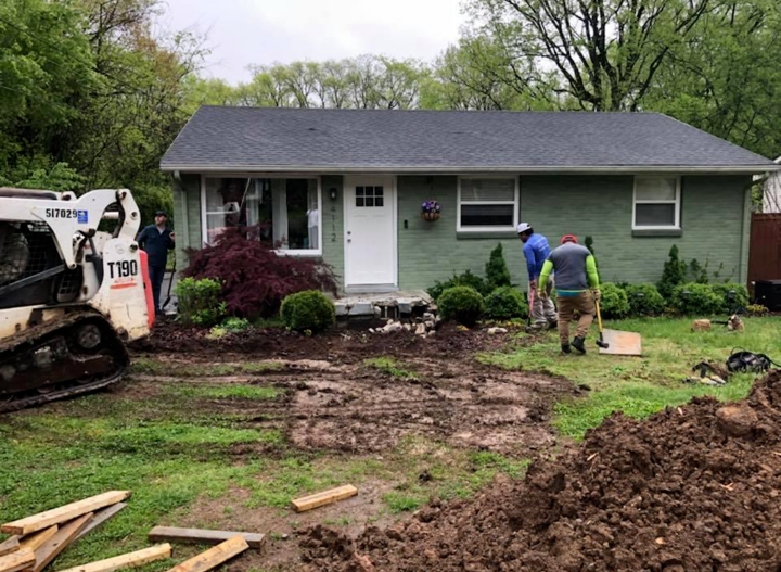 concrete hardscaping contractor in Nashville, TN