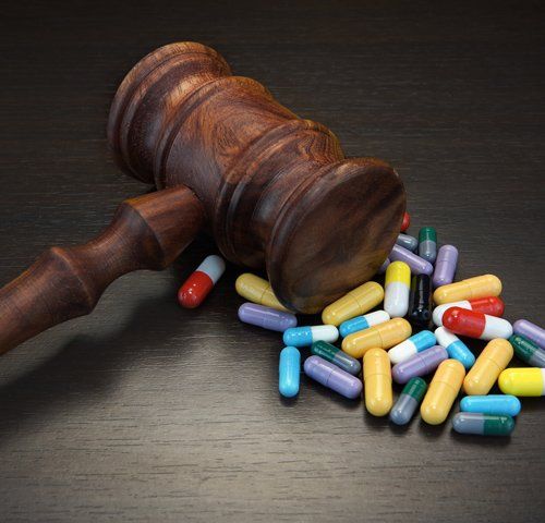 Judge Gavel and Medication — New Madrid, MO — Hunter Law Firm