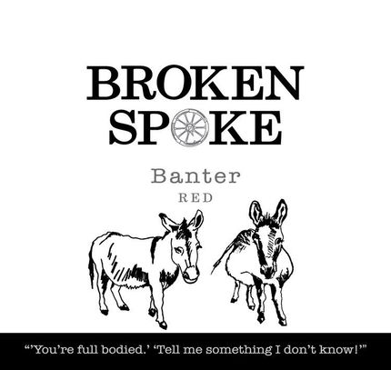 A label for broken spoke Banter Red