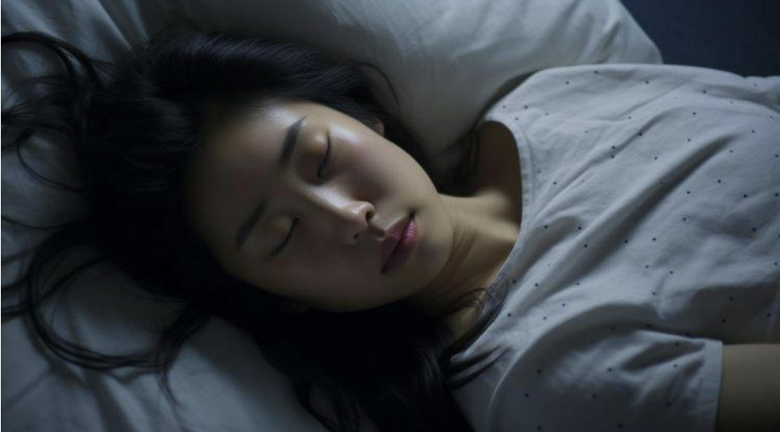 擁有睡眠障礙症狀的女性
