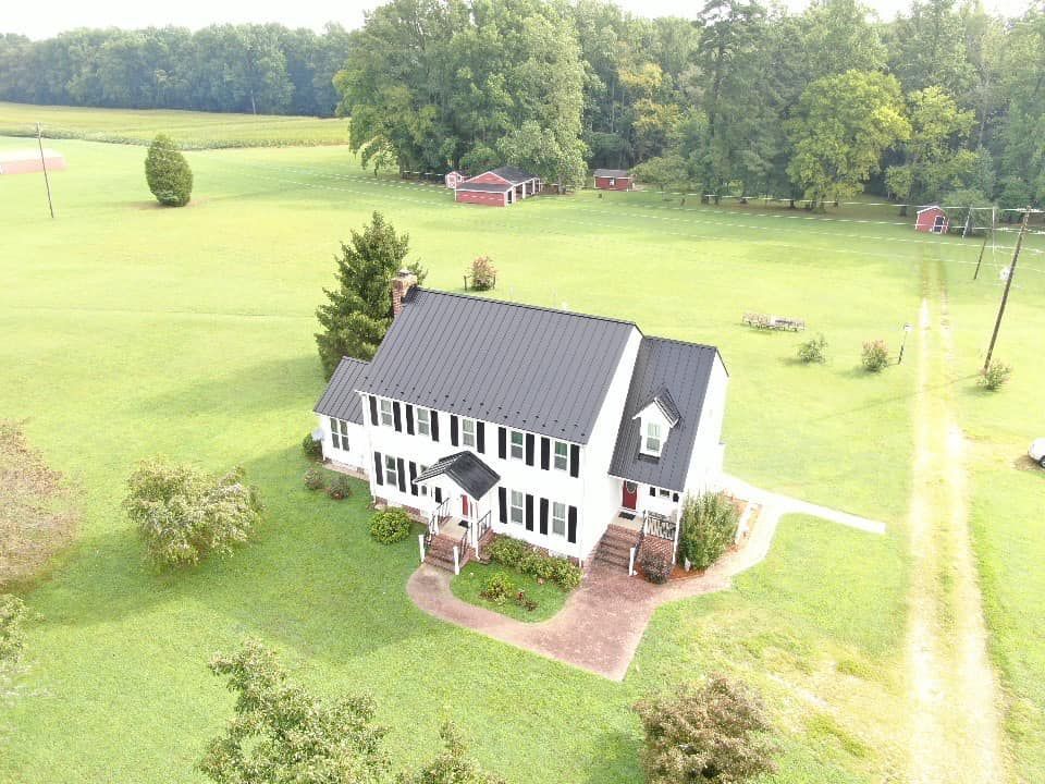 Huge House With Metal Roof — South Prince George, VA — Premier Roofing Inc.