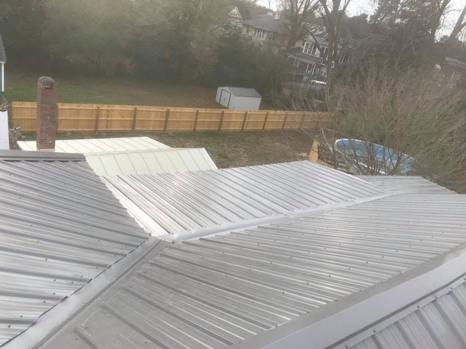 White Metal Roof — South Prince George, VA — Premier Roofing Inc.