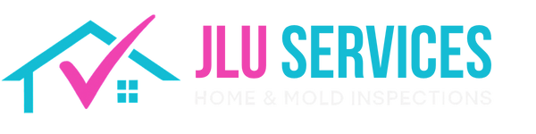 Logo for JLU Services, featuring a teal house and checkmark with the words 