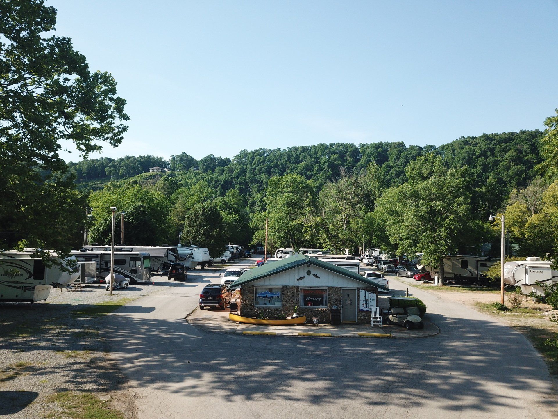 50 RV sites available.