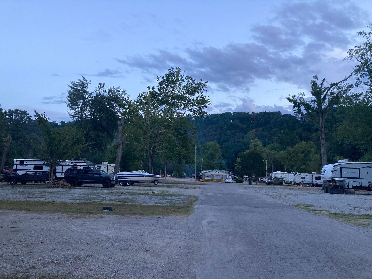 copper johns RV resort in September