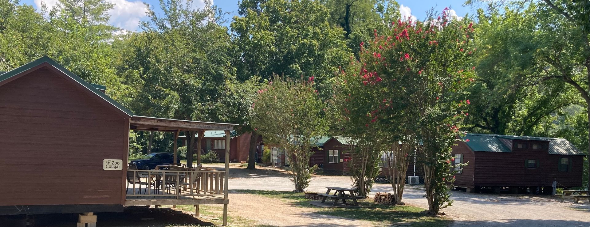 copper johns resort cabins in september