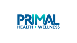 The letter p is on a blue background.