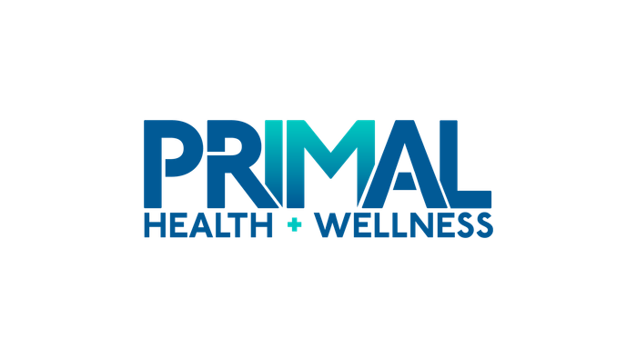 The letter p is on a blue background.