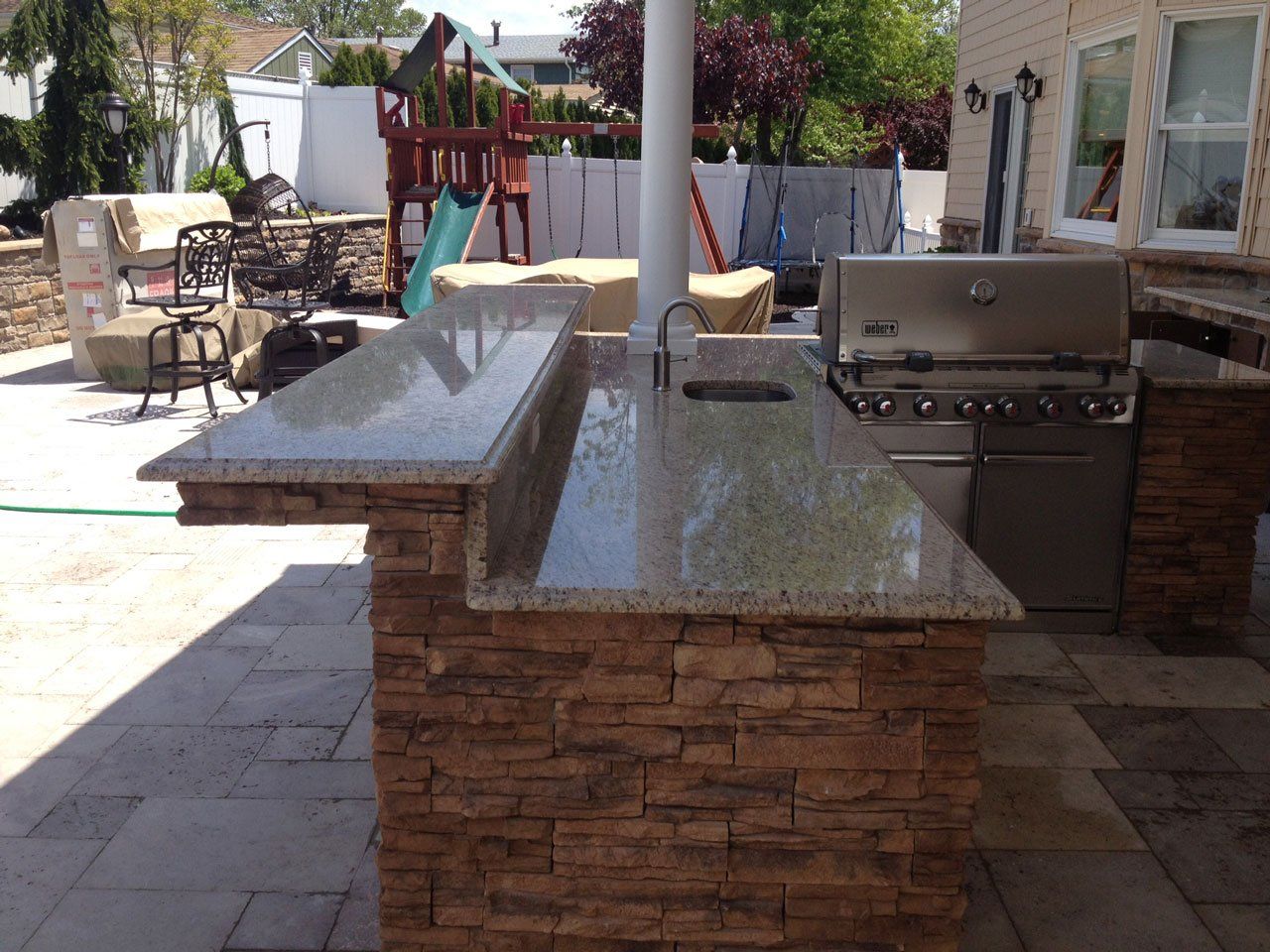 Outdoor Kitchen — Staten Island, NY — Decks R Us