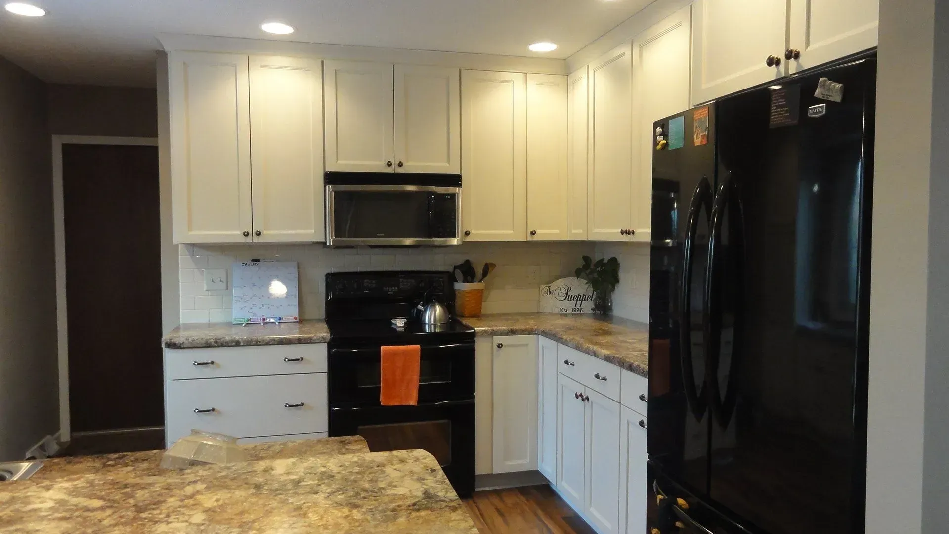 White Kitchen Cabinet — Iowa City, IA — Olson Remodeling & Construction