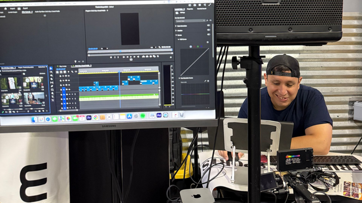 Video editing timeline