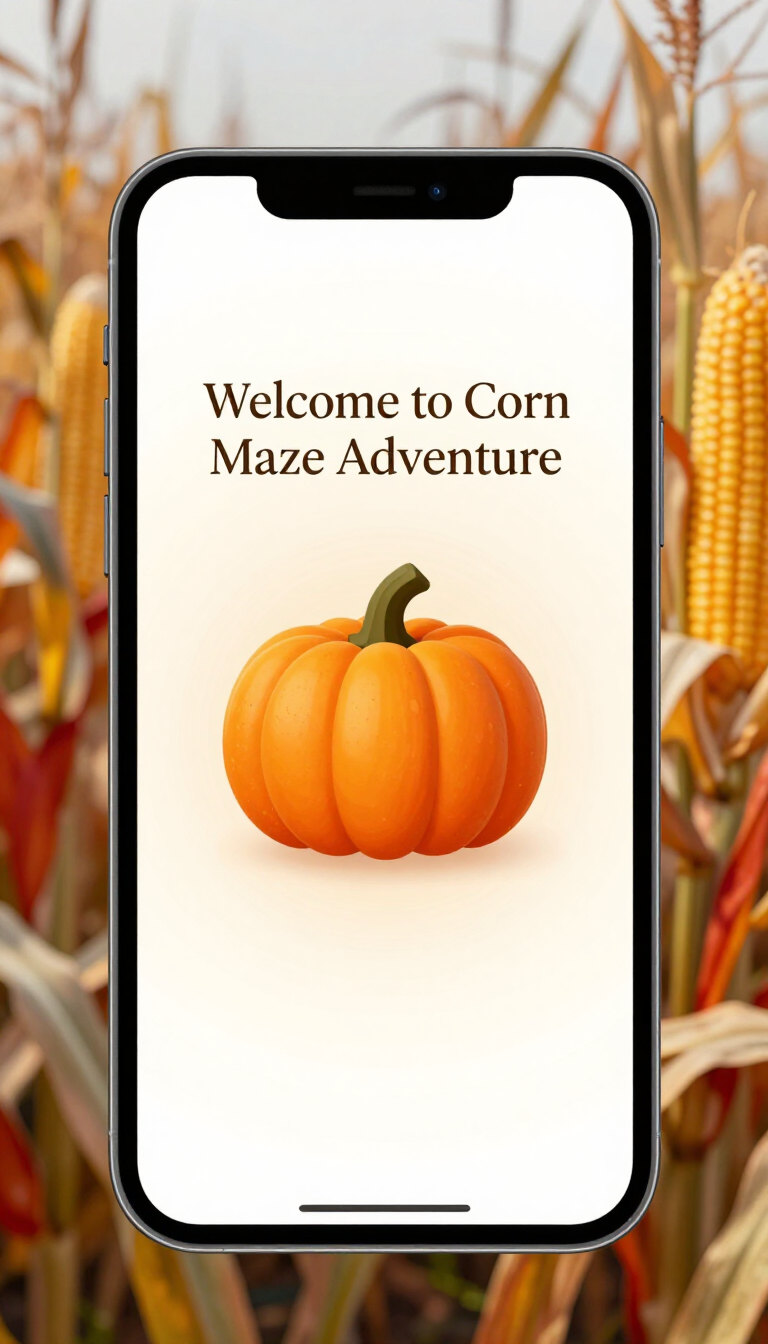 Branded app home screen on Android device showing custom logo and colors