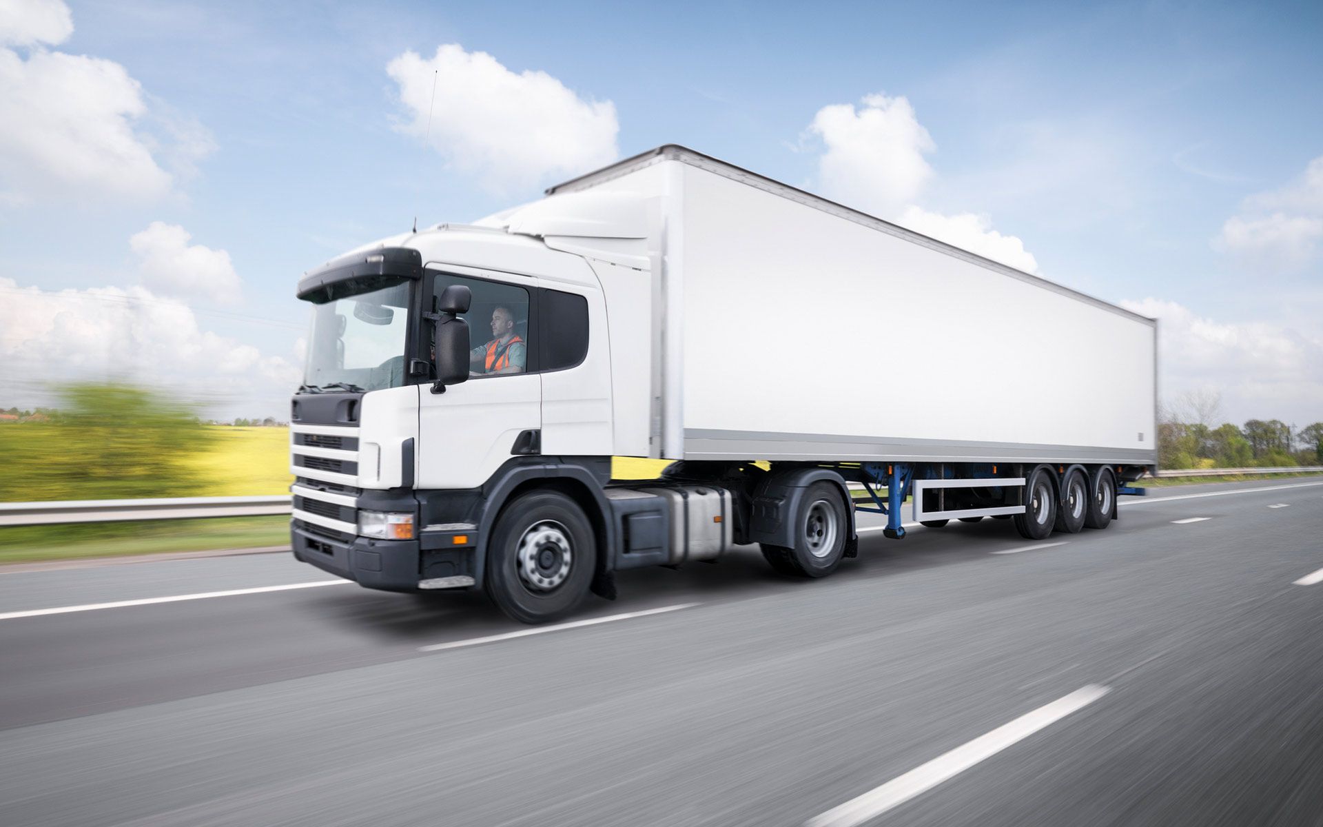 Closer Look Of Truck — Nationwide — Sinclair-Caby Trucking LLC