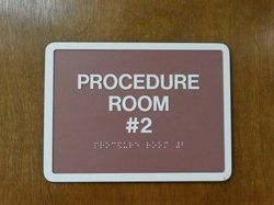 Procedure Room #2 Signage  — Maryville, TN — Blount Gastroenterology Associates PC