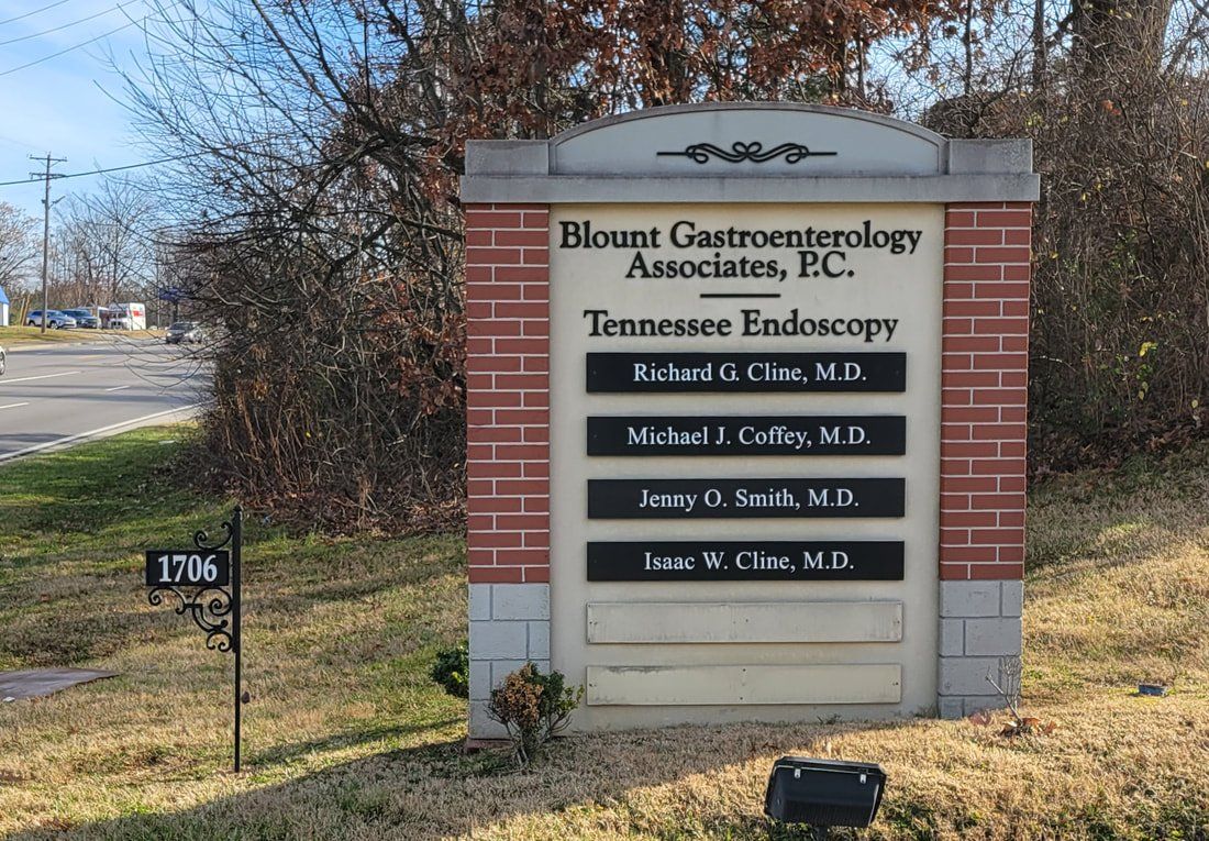 Signage Blount Gastroenterology — Maryville, TN — Blount Gastroenterology Associates PC