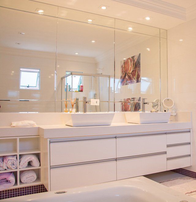 Shower Doors in Stillwater — Mirror in Bathroom in Stillwater, OK