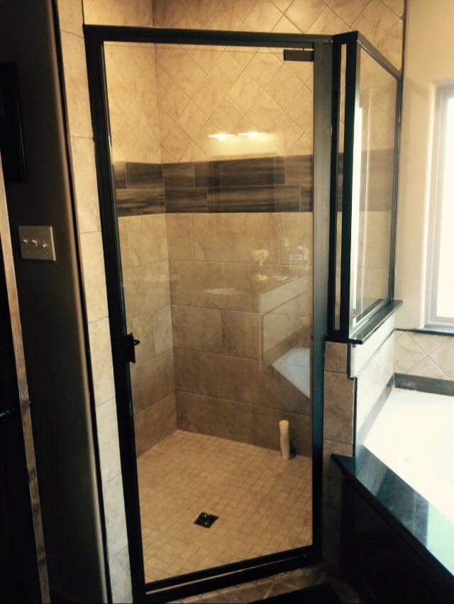 Commercial Glass — Shower Door Glass Framed in Stillwater, OK