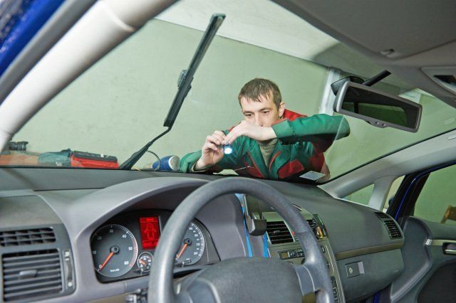 Shower Doors City — Repairing Cracked Windshield in Stillwater, OK