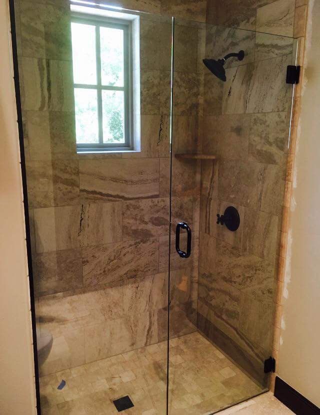 Shower Doors in OK — Shower Door that is Frameless in Stillwater, OK