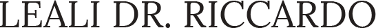 LEALI DR. RICCARDO-LOGO LEALI DR. RICCARDO-LOGO