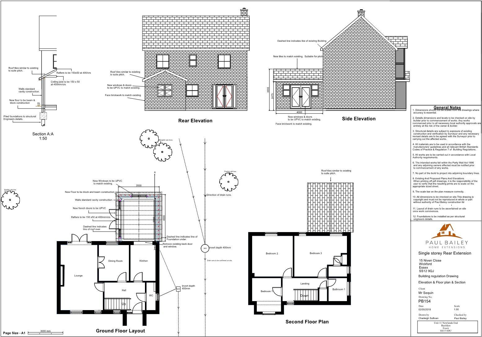 Building Regulation Drawings.