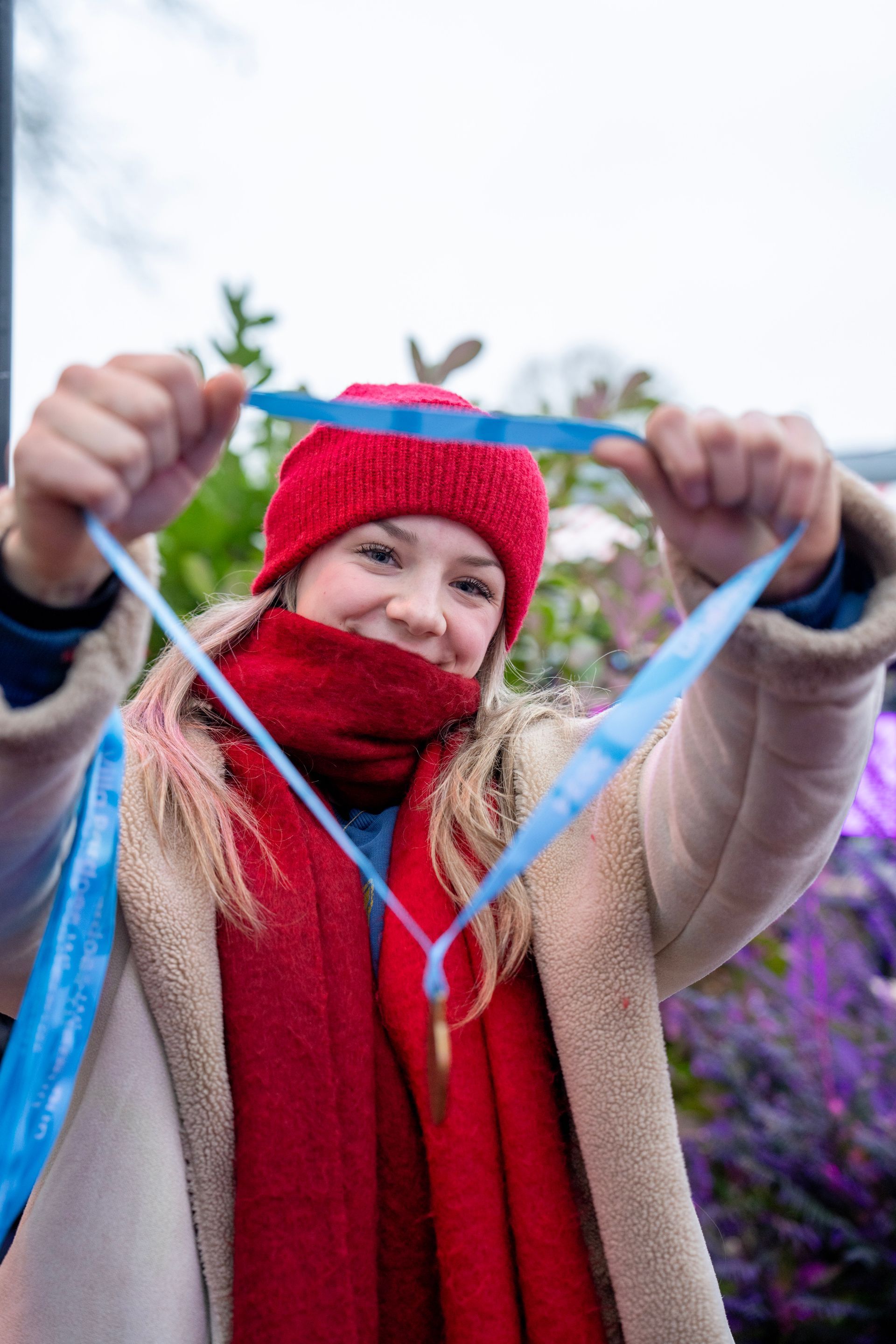 Medailles tijdens de villa pardoes winterrun