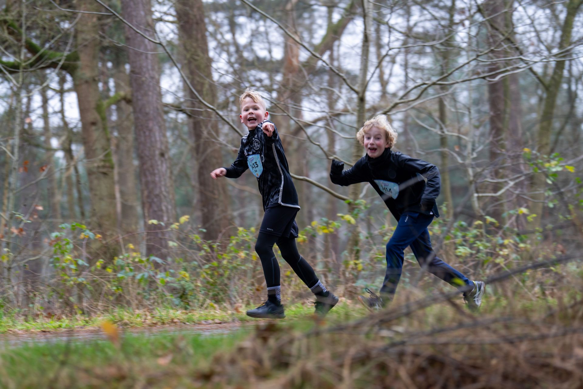 Hardlopen tijdens de villa pardoes winterrun