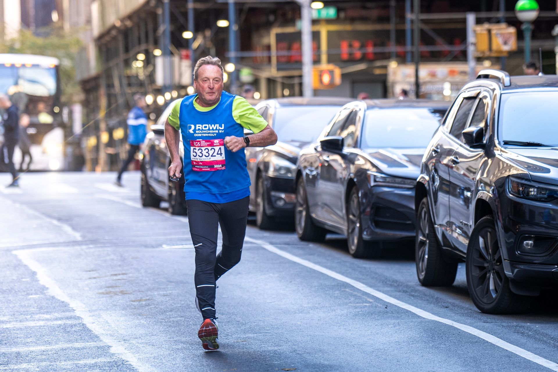 Een exclusieve Hardloopshoot op Manhattan, New York