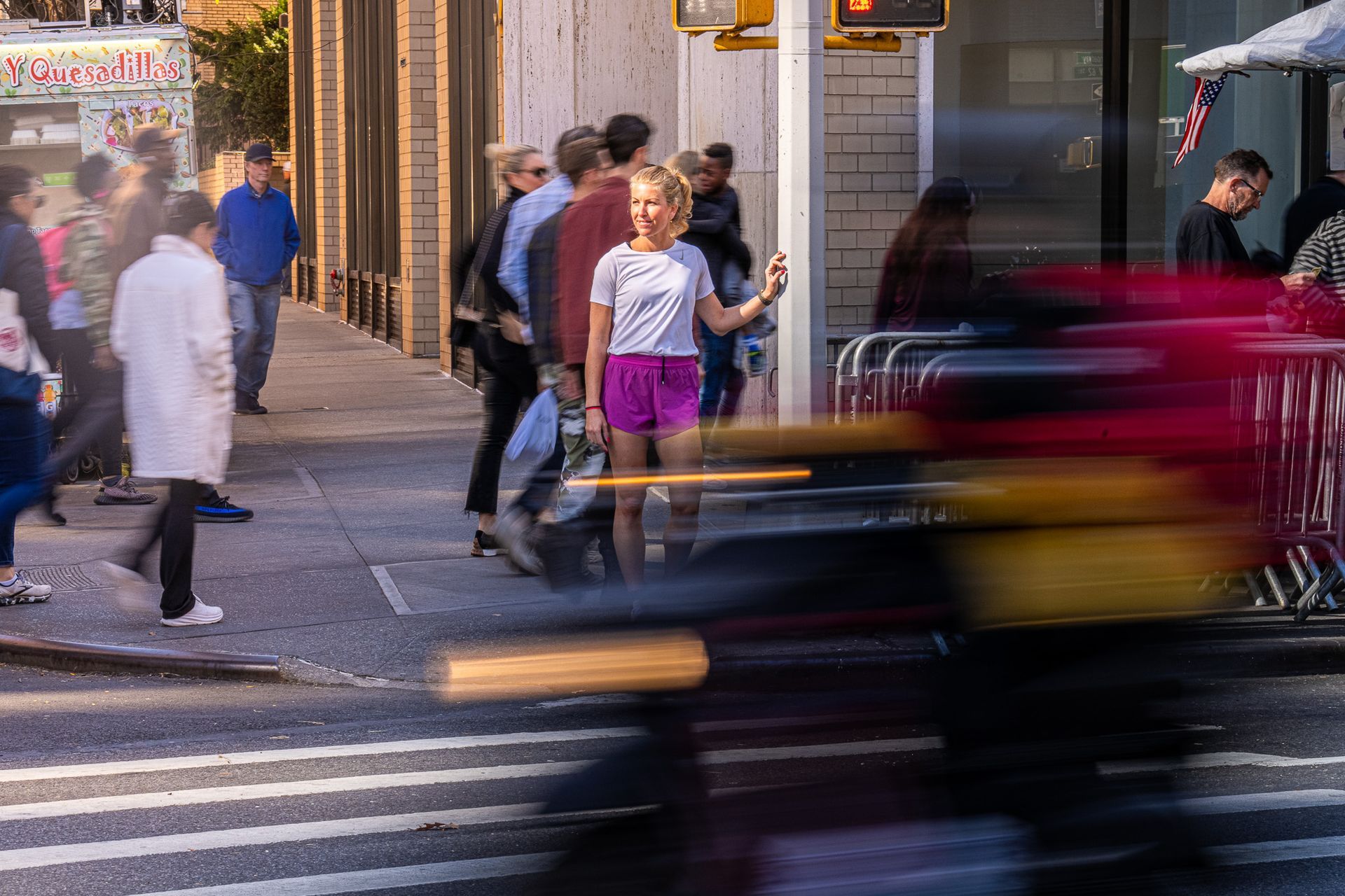 Een exclusieve Hardloopshoot op Manhattan, New York