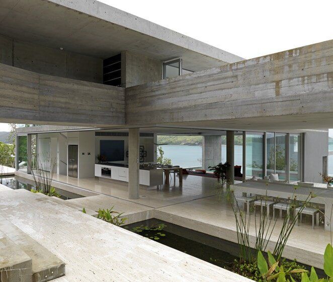 Home with Outdoor Area with Pond — Greg Matthews Building in Woodwark, QLD