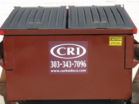Frontload Containers With Trash — Denver Metro — Curbside, INC.