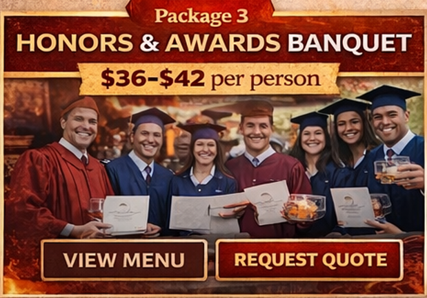 Honors and awards banquet catering