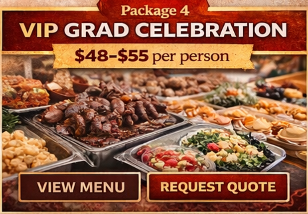 VIP graduation catering full service