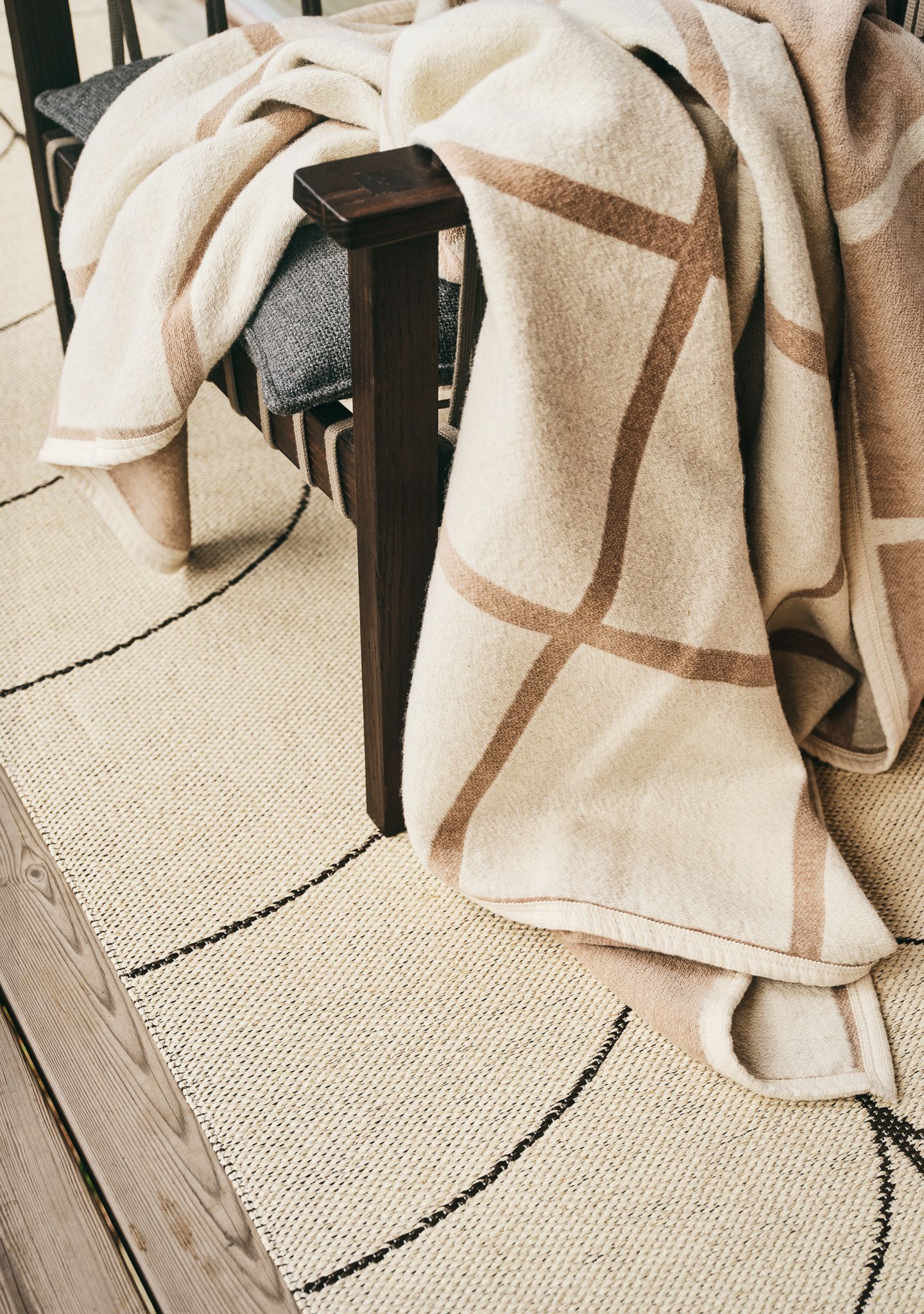 Pappelina Plaid CRISS donker bruin