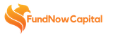 A logo for fundnow capital with a horse on it
