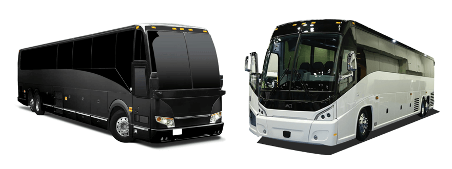 large charter bus service