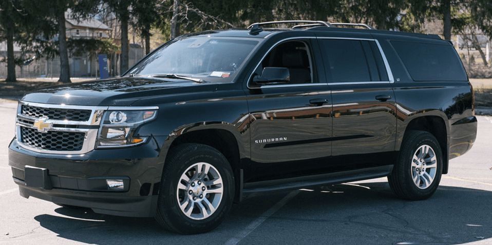 large Suburban SUV chauffeur service
