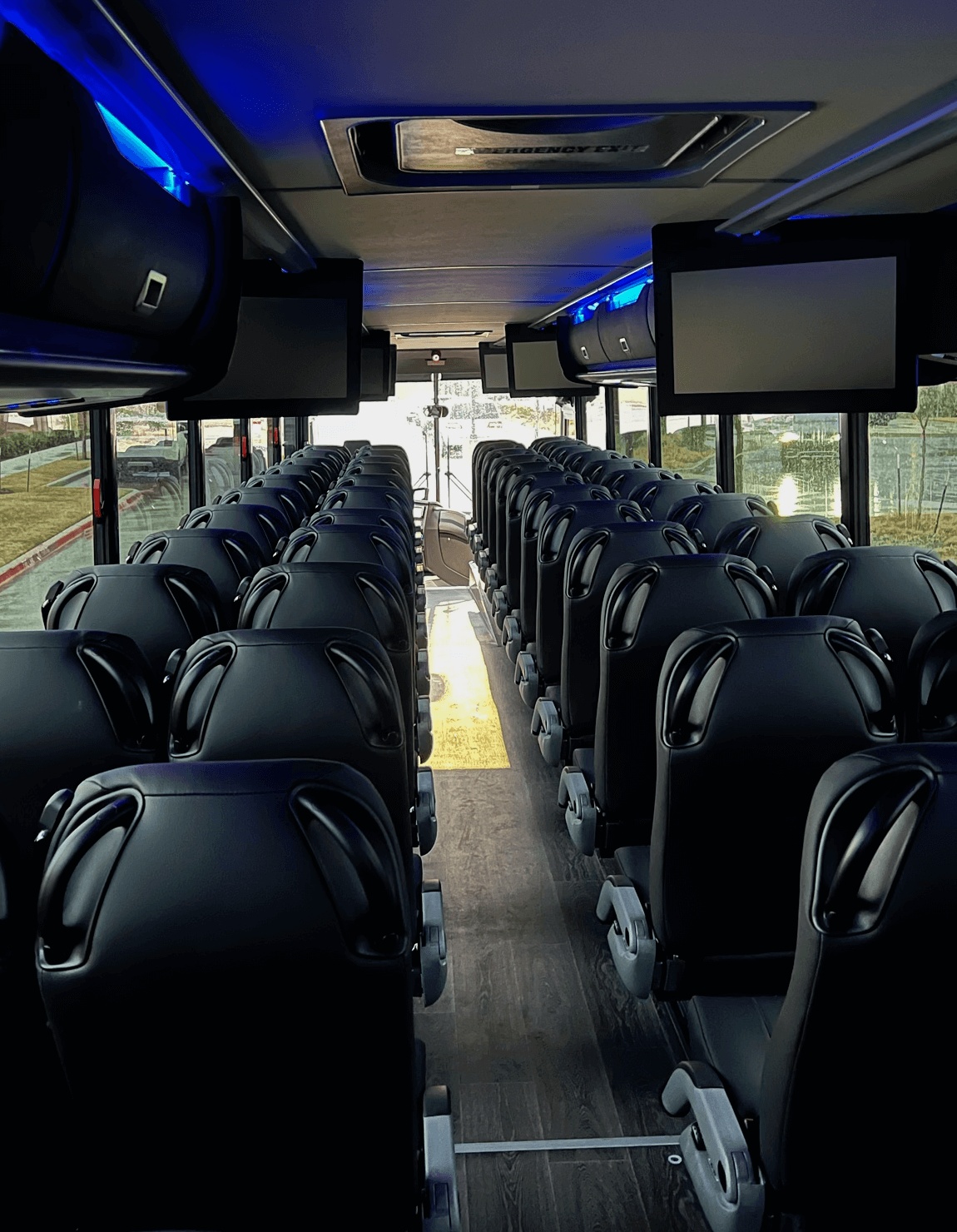 Dallas charter bus rental service