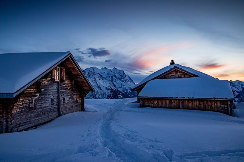 Winter evening - Copyright: ©Jungfrau Region Tourismus AG