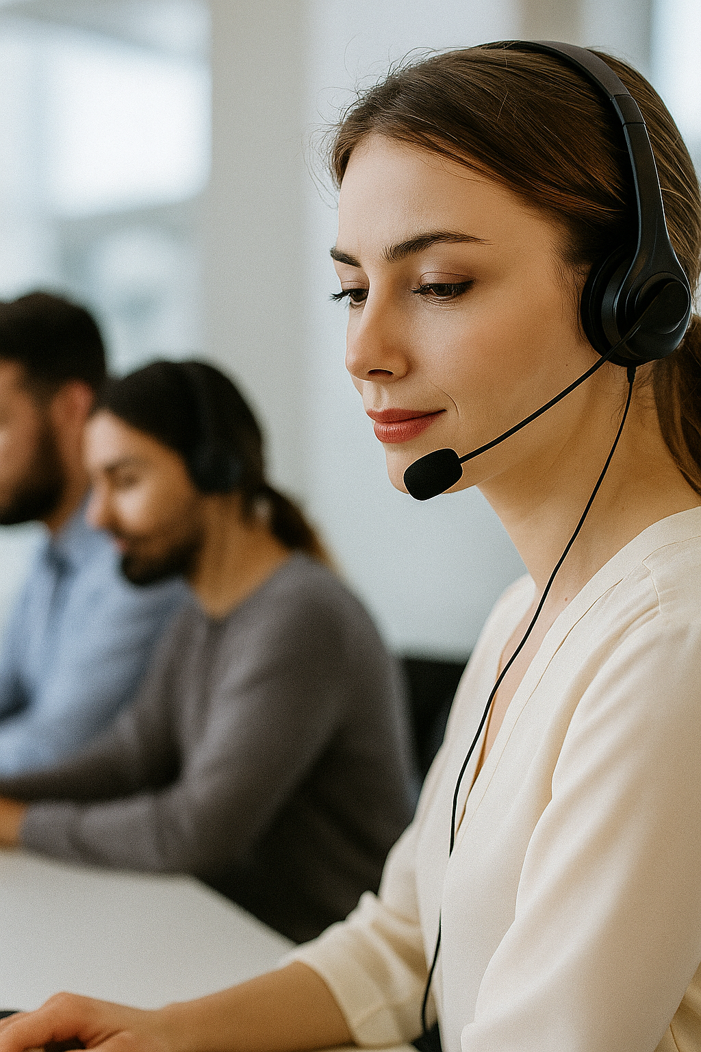 CALLIT IT INFRASTRUCTURE customer support agent assisting clients with IT services in Dubai