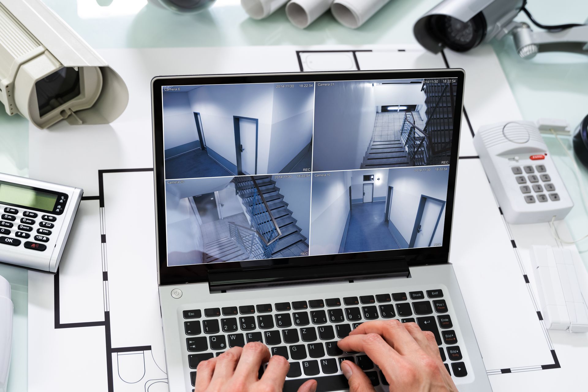 CCTV and Access Control systems installed in Dubai for advanced business security and real-time monitoring