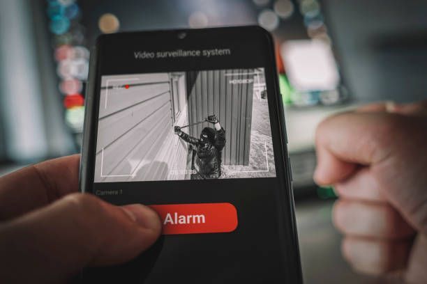 CCTV app motion detection alert in Dubai