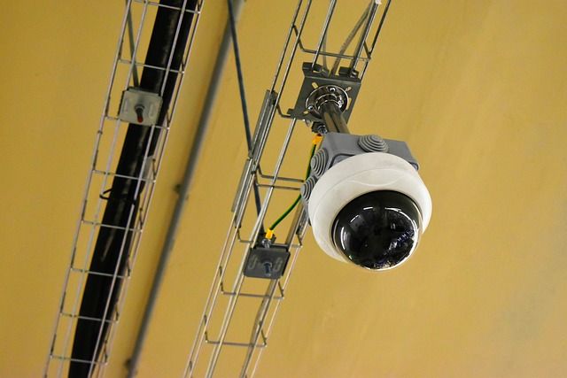 HD indoor dome CCTV camera mounted in Dubai office
