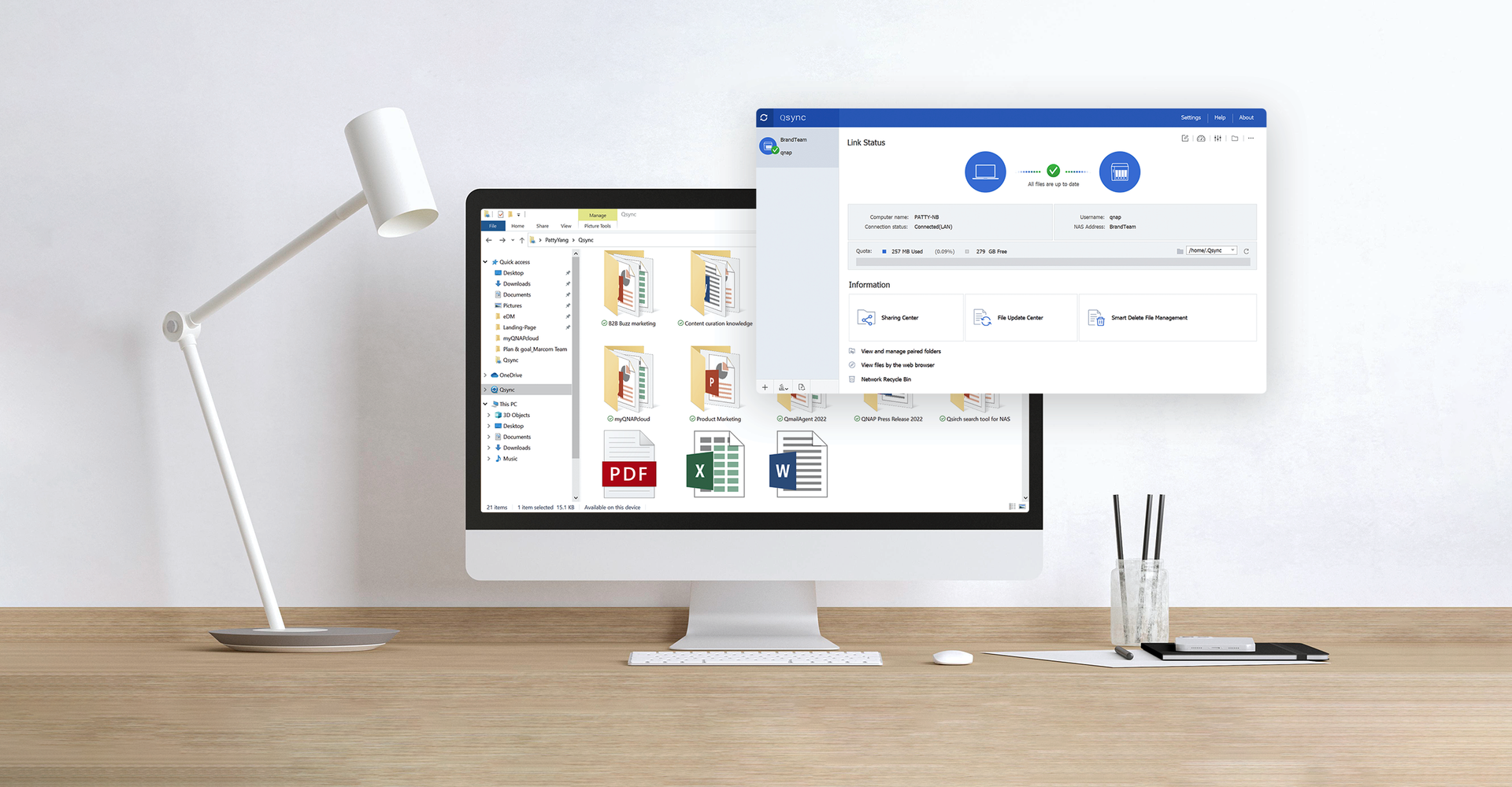 Automated cross-site backup and sync for media storage using QNAP NAS.