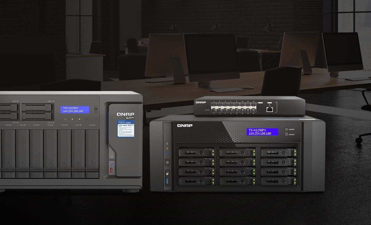 QNAP NAS installed for fast and secure 4K/8K editing in Dubai's creative studios.